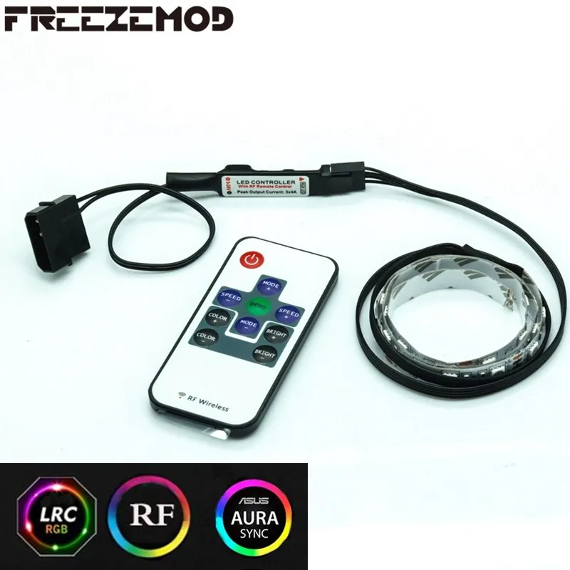 

FREEZEMOD Computer cabinet atmosphere light LED light strip remote control RGB synchronous CPU graphics card block YKDT-GBC