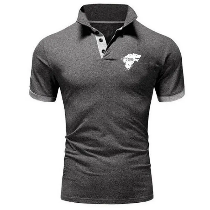 

2019 New Man Polo Shirt Men Jerseys Summer Casual Deer Embroidery Cotton Polo shirt Men Short Sleeve High Quality polo
