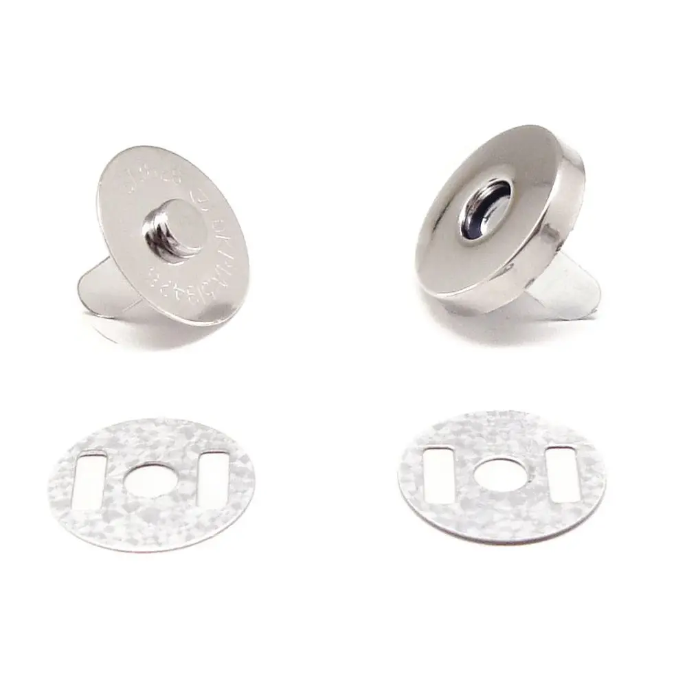 

ABDB 20 Sets Magnetic Button Clasp Snaps 18mm - Great for Sewing, Craft, Purses, Bags, Clothes, Leather