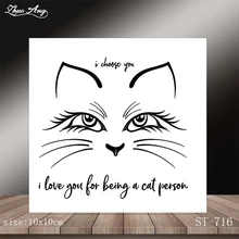New foreign cat design transparent seal / sealed DIY scrapbook / album decoration card making transparent seal / seamless seal New foreign cat design transparent seal / sealed DIY scrapbook / album decoration card making transparent seal / seamless seal