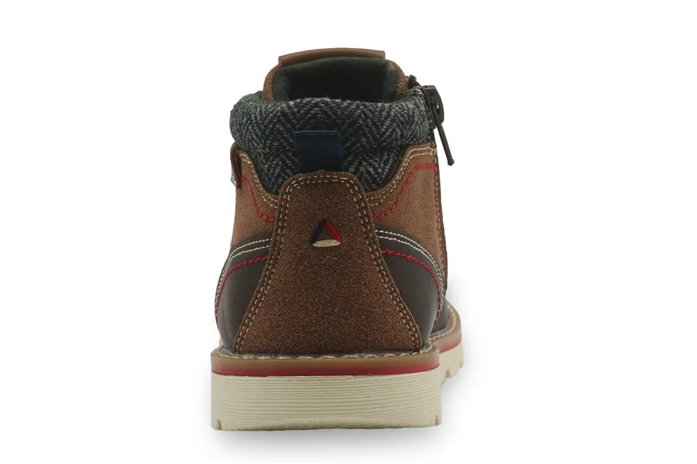 Apakowa/Осенняя детская обувь из искусственной кожи; ботинки для мальчиков с супинатором; детские полуботинки martin для маленьких мальчиков; европейские размеры 31-36