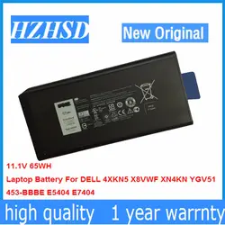 11.1 В 65wh новый оригинальный 4xkn5 ноутбука Батарея для Dell x8vwf xn4kn ygv51 453-bbbe e5404 e7404