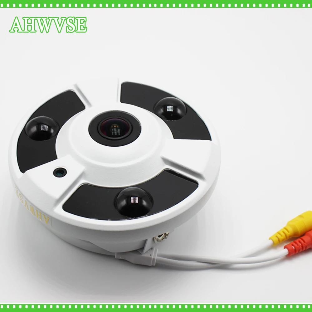 

AHWVSE 5MP 1.8mm Fisheye Lens AHD 720P/960P/1080P Indoor Dome CCTV Camera Security AHD Camera 360 Degree