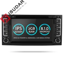 Isudar Car Multimedia Player Android 8.1.0 2 Din DVD Automotivo For VW/Volkswagen/Touareg/Transporter T5 Radio GPS 4 Core 2G RAM