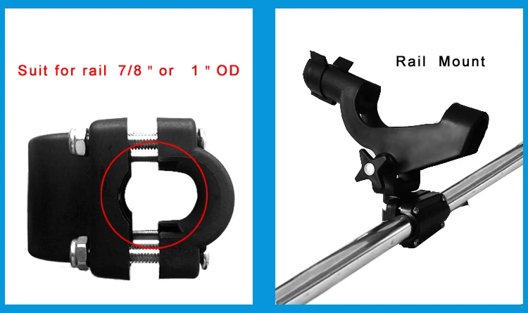 2 шт., регулируемые держатели для удочек, подставка для КАЯКОВ, лодок, аксессуары, кронштейн для удочки