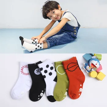 

Boy Sports Socks Made By Pure Cotton Ankle Hight With Cute Cartoon Pattern Moisture Absorbing Great Sport Socks For Boys