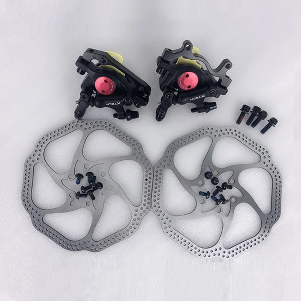 

ZOOM MTB Road Line Pulling HB-100 Hydraulic Disc Brake Calipers Front & Rear with Disc Brake Rotors
