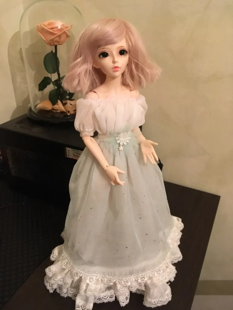 BJD 1/4doll-Celine шарнирная кукла бесплатные глаза высокий каблук ноги рождественские подарки