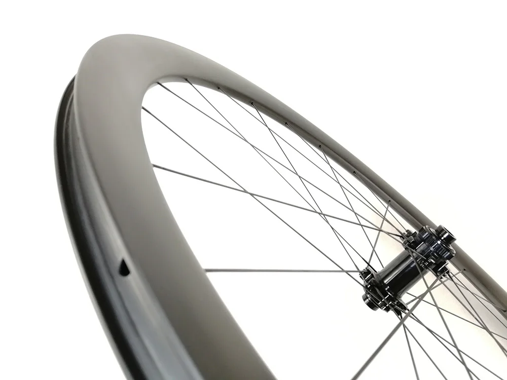 Excellent Light Asymmetric offset Disc brake 42MM Carbon Clincher Cyclocross Wheel 700C road disk CX 25mm external Tubeless Front wheel 5 Excellent Light Asymmetric offset Disc brake 42MM Carbon Clincher Cyclocross Wheel 700C road disk CX 25mm external Tubeless Front wheel 5