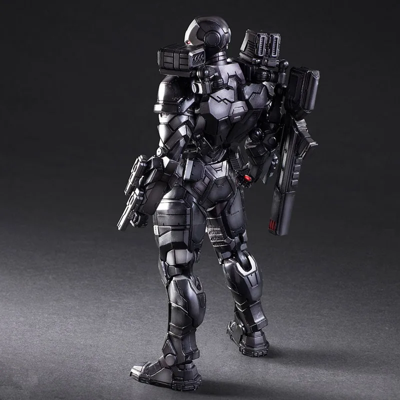 

Play Arts Avengers Ironman War Machine Super Hero Black Iron man BJD 27cm Action Figure Model Toys