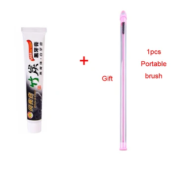 

2018 New Arrive Bamboo Charcoal Toothpaste Whitening Black Toothpaste Charcoal Toothpaste Oral Hygiene Toothpaste+gift
