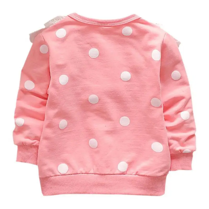 Розовый цвет детская одежда для девочек одежда с длинным рукавом Пальто 2018 теплая куртка осень-зима Толстовки кофты Одежда для малышей 3
