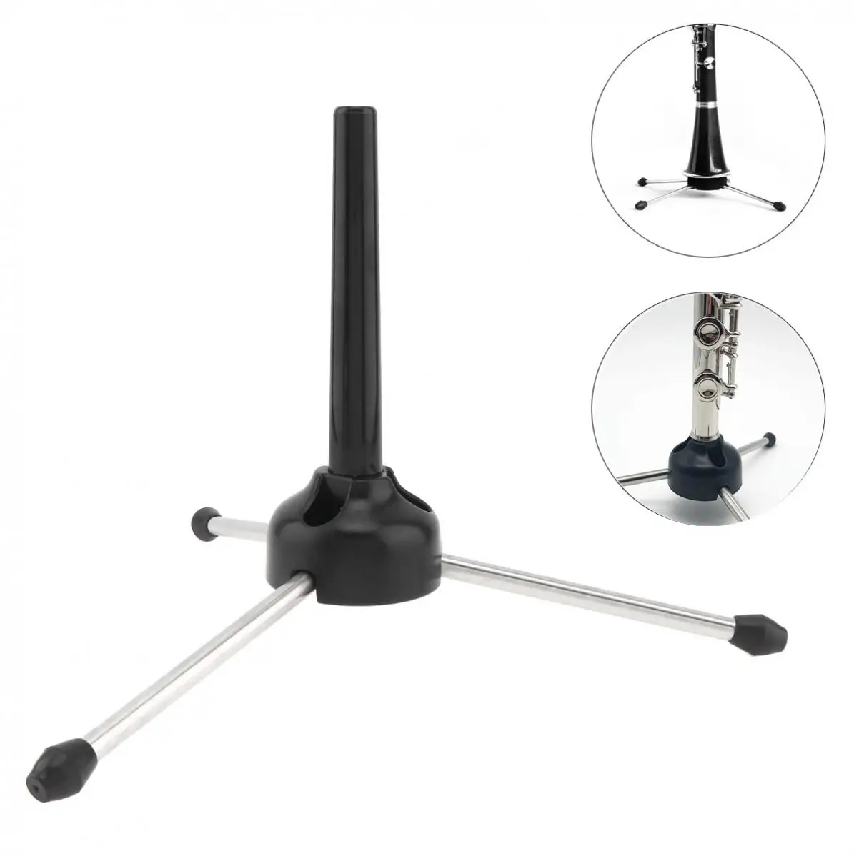 

Portable Foldable Metal Tripod Stand Holder for Flute Clarinet Musical Instrument Accessories