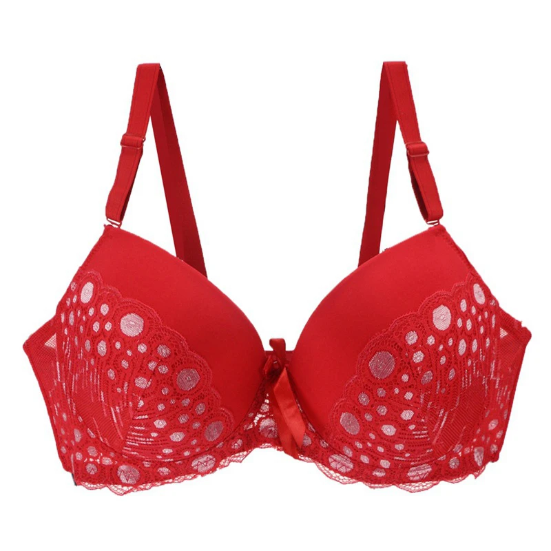 

Lace Plus Size Bras For Women Lingerie Large Size Push Up Brassiere Underwire Bralette C D E Cup Sexy Underwear Female Intimates