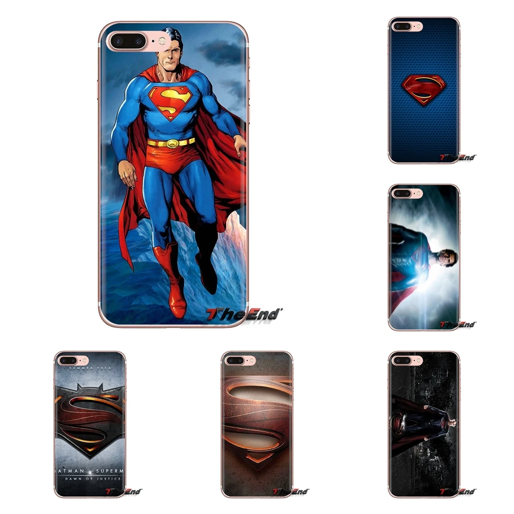 Мягкие прозрачные чехлы для Huawei Mate Honor 4C 5C 5X 6X 7 7A 7C 8 9 10 8C 8X 20 Lite Pro Superman of Steel DC Comics |