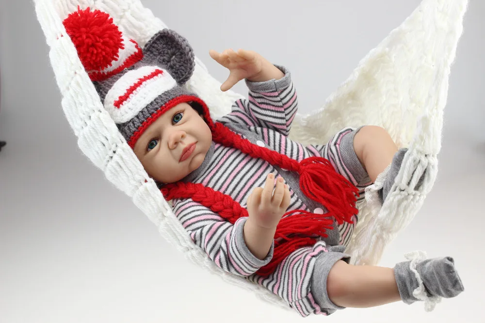 

NPKCOLLECTION Hot New silicone reborn baby doll toys girls brinquedos play house toy lifelike boy girl sleeping babies