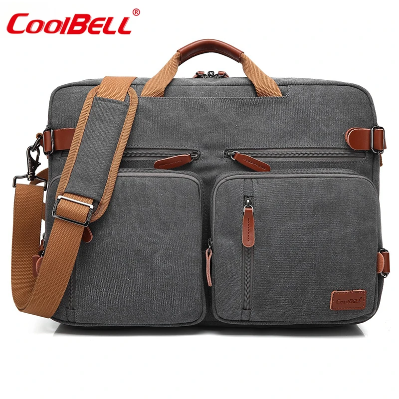 

CoolBELL 17.3 Inch Convertible Notebook Bag Backpack Men Laptop Bag Business Multifunctional Travel Rucksack Bag For Teenagers