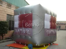 AO042 4 sides printing Cube Balloon for Advertising Inflatable Helium Balloon, PVC Balloon in the Sky Helium Inflatable Balloon