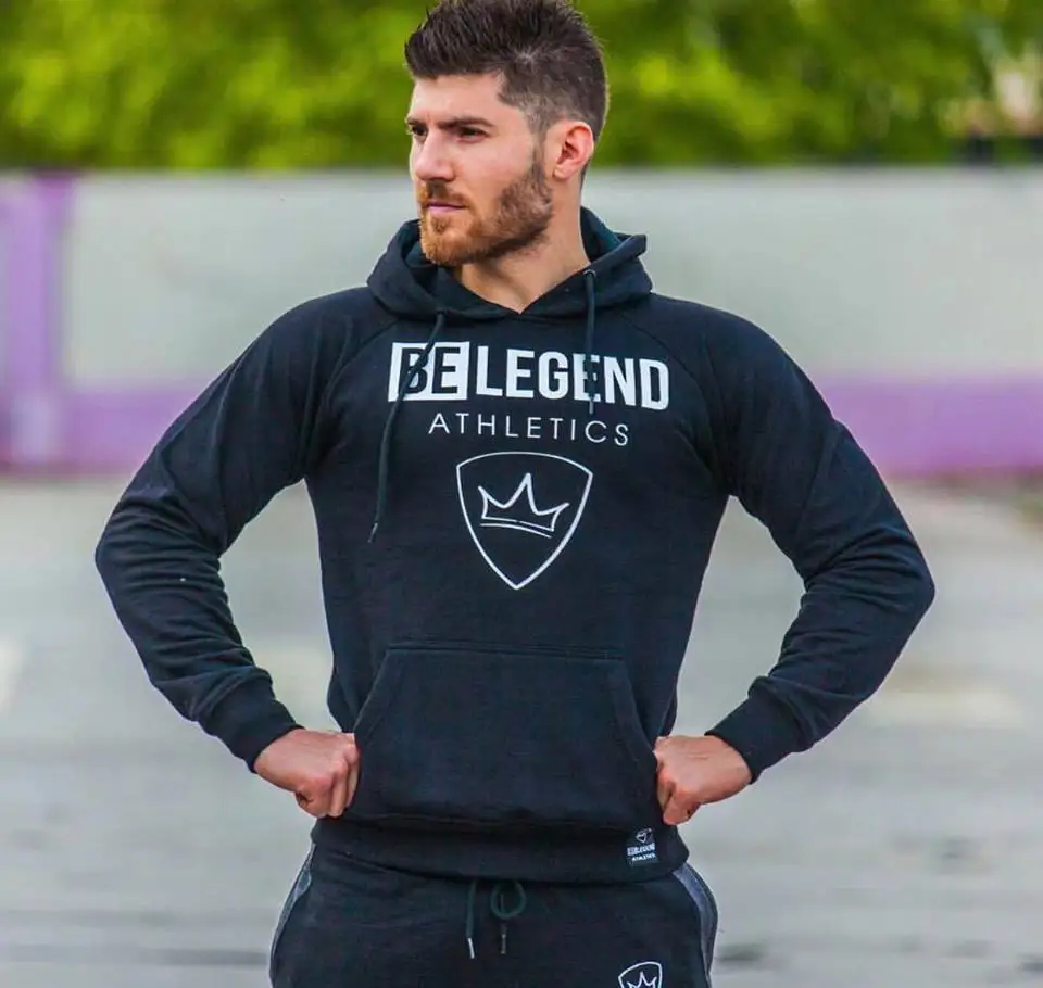 

Spring Men Sportswear Sweatsuit Letter Printed Hoodie Sweatshirt+pant Male Running Jogger Training Workout Outfit Set Sport Suit