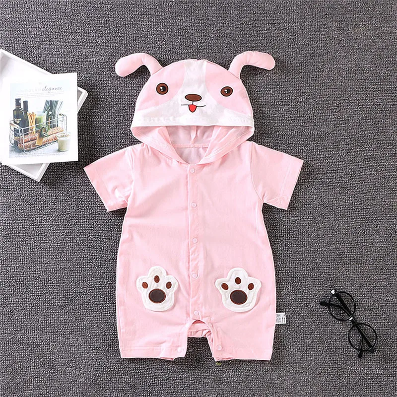 The new fashion cute design Newborn Baby Boy Girls Cartoon Infant Rompers Jumpsuit Outfits Clothes  (12)