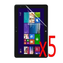 5x пленка для ЖК-дисплея+ 5x Ткань, Премиум HD кристально чистый протектор экрана Защитная пленка для Dell Venue 10 Pro 5000 5055 10,1"
