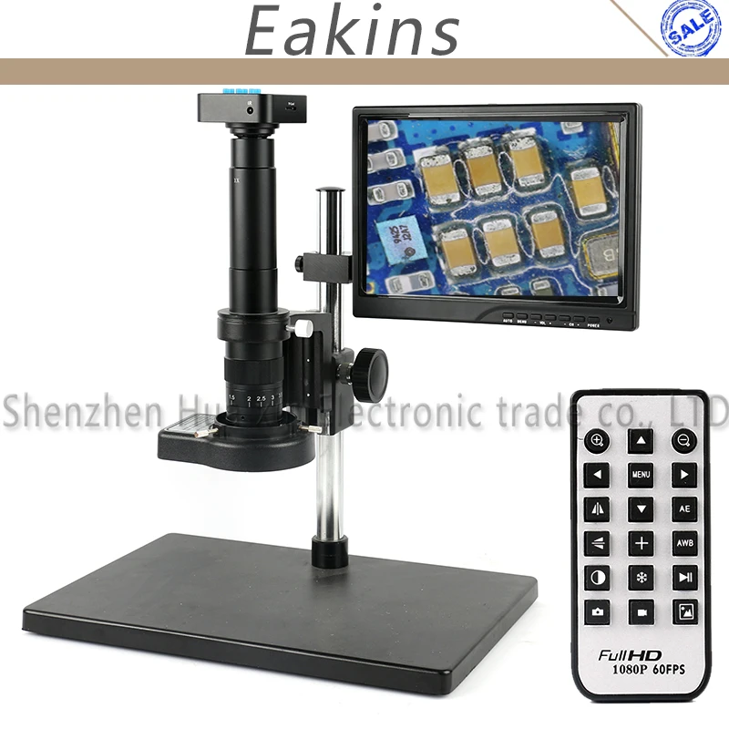 ##BUY 1080P 60FPS HDMI USB Digital Electronic Digital Lab Video Recorder Microscope Camera 10.1\