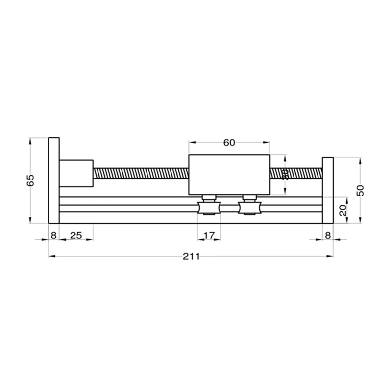 SFU1204/1605/1610 шариковый винт линейной направляющей Линейное движение слайд стол с ЧПУ 42 Шаговый двигатель активный Ход 100-600 мм