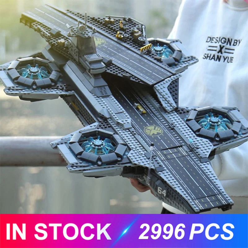 

Sembo Super Heroes LetSet Marvel Avengers Aircraft Carrier Helicarrier Model 76042 Model Building Brick Blocks Educational Toys