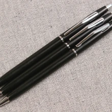 Абсолютно высококачественный Серебряный и Золотой зажим шариковая ручка для бизнеса и школы Горячая Настройка с вашим логотипом