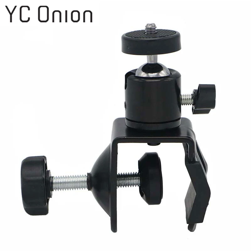 

C-Clamp Camera Mount 360 Degree Swivel Ball Head with 1/4 Screw for DSLR Photography Photo Studio Light Stand