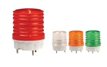 

Mini LED Beacon Flashing / Steady Light Signal Warning Lamp LTE-5041 No Buzzer Diameter 50mm