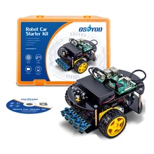 OSOYOO Robot car kit Smart Car Learning Kit for Raspberry Pi 3,B+Android IOS APP WiFi Wireless (Not include Raspberry P3 board ) keyes diy board learning kit for raspberry pi translucent multicolored