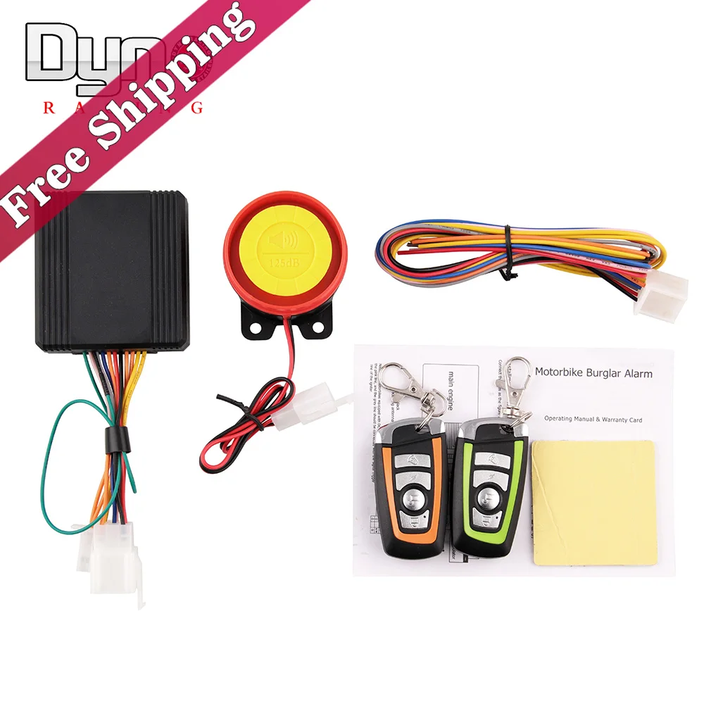 

Free Shipping Universal Two-way Motorcycle Scooter Anti-theft Security Alarm System Engine Start Remote Control Key MB-AH023