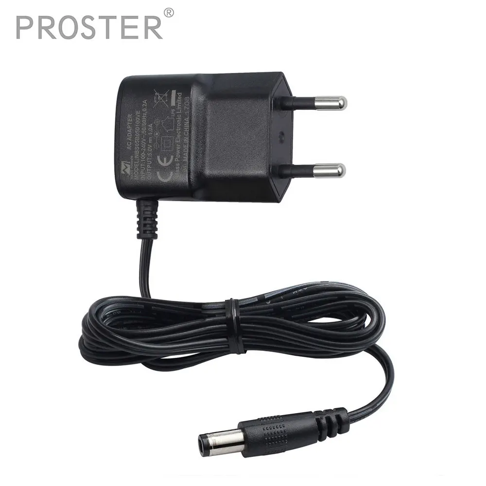 5V 1A AC DC Adaptor Adjustable EU Power Adapter Universal Charger Cable