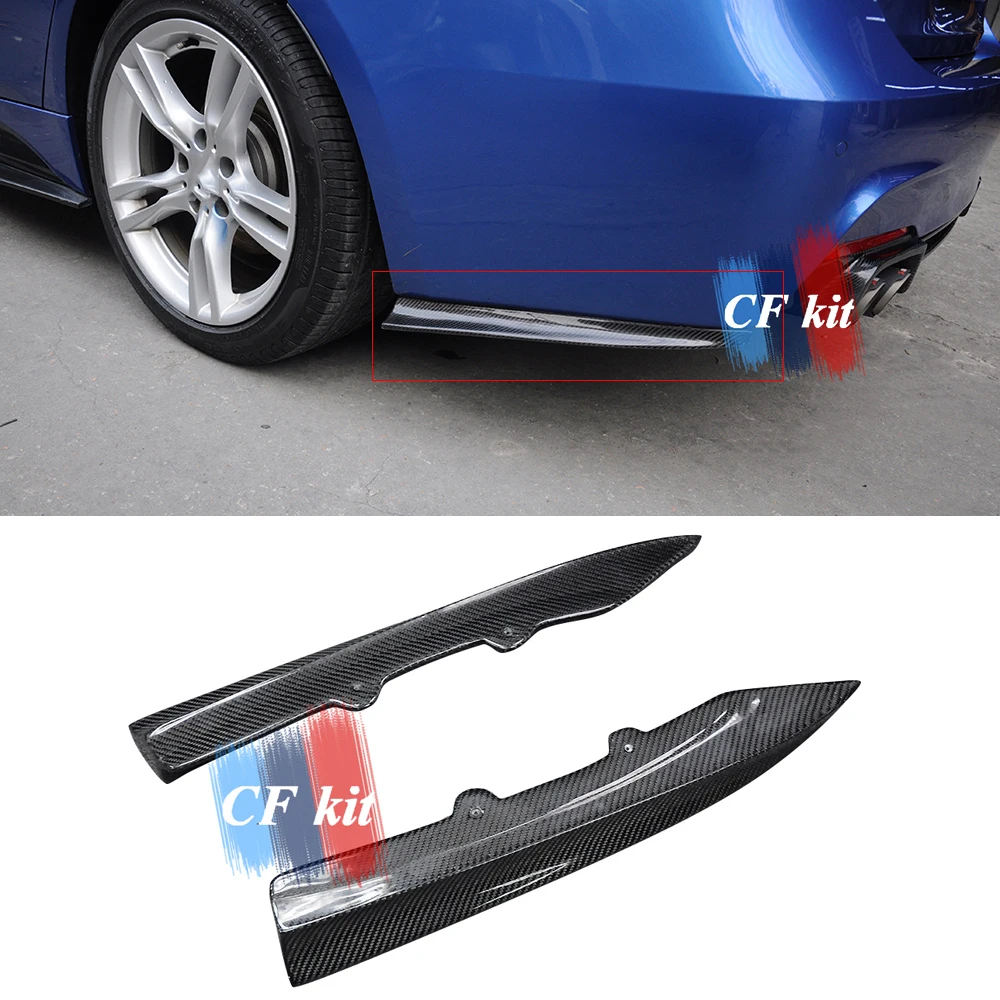 Carbon Fiber Rear Bumper Splitters Apron For BMW F30 F31 M Sport MTECH 2012-2016 Carbon Fiber Rear Bumper Splitters Apron For BMW F30 F31 M Sport MTECH 2012-2016