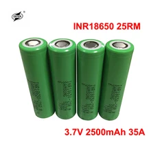 ZNTER 3,7 V INR18650 25RM 35A 18650 батарея для samsung 2500mAh литий-ионная батарея 18650 батарея для игрушечного инструмента Tlashlight