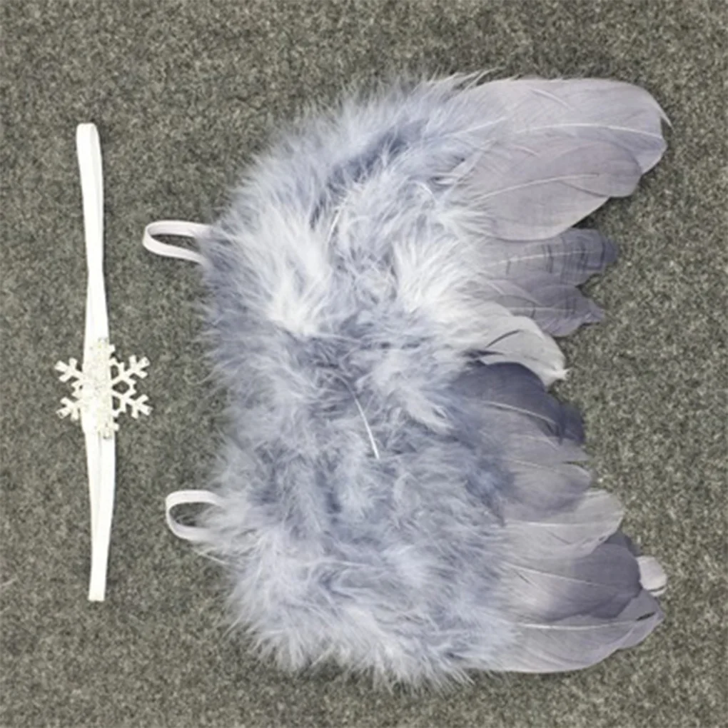 Newborn Photography Accessories Angel Wing Baby Photo Props Handmade Costumes For Infants Fotografia Crochet Costumes For Baby