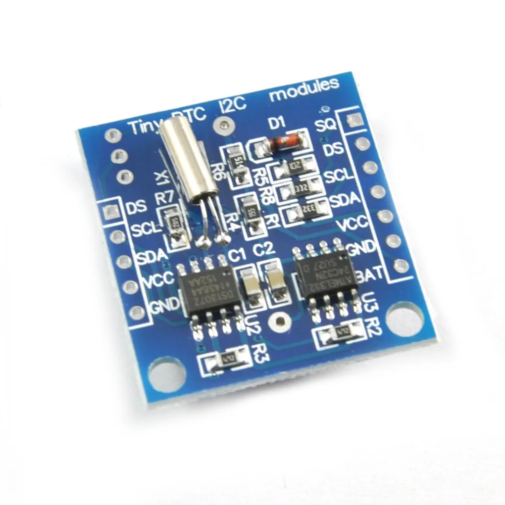 RCmall I2C РТК DS1307 AT24C32 часы реального времени модуль для Arduino AVR ARM PIC SMD FZ1165 FZ1165* 5 DIYmall