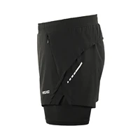 ARSUXEO Men's Running Shorts 2 in 1 Sports Shorts Quick Dry Active Training Exercise Jogging Gym Shorts With Zipper Pockets B202 2