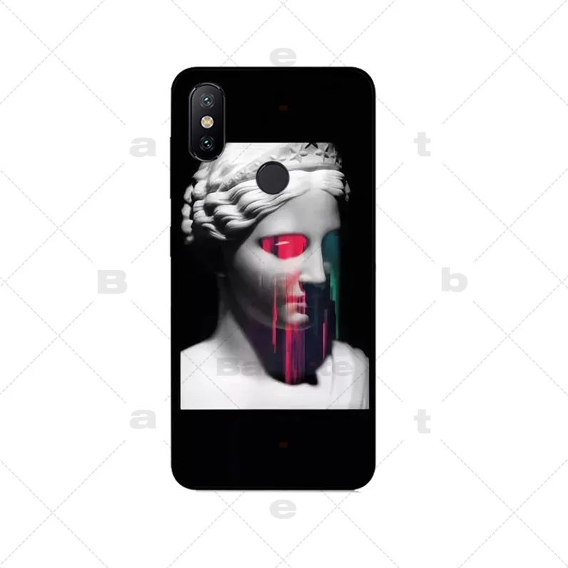 Vintage David Graphic Phone Cases For iPhone XS XR XS Max X 6 6S 7 8 Plus 5 5S SE Black Soft TPU Phone Back Cover Coque