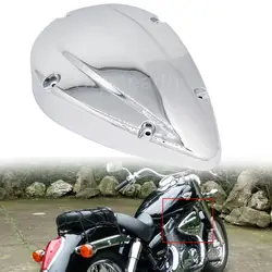 Для Honda Shadow Aero 750 VT750C 2004-2012 05 06 07 08 09 10 11 Chrome Мотоцикл воздухоочиститель крышка фильтра обтекатель случае Кепки