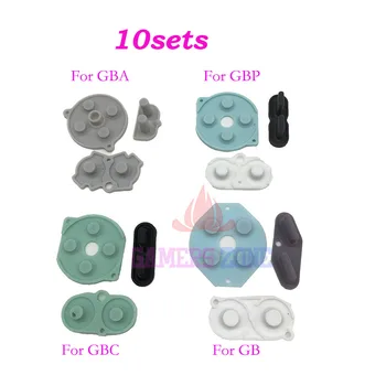 

10sets For GB GBP GBA SP Conductive Rubber Silicone Pads Buttons For Game Boy Color GBC Console