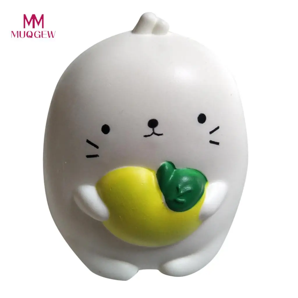 

MUQGEW Squishy Squishies Fun Rabbit Decor Slow Rising Kid Toy Poopsie slime surprise Squishi Squeeze Relieve Toys Gift Squishy