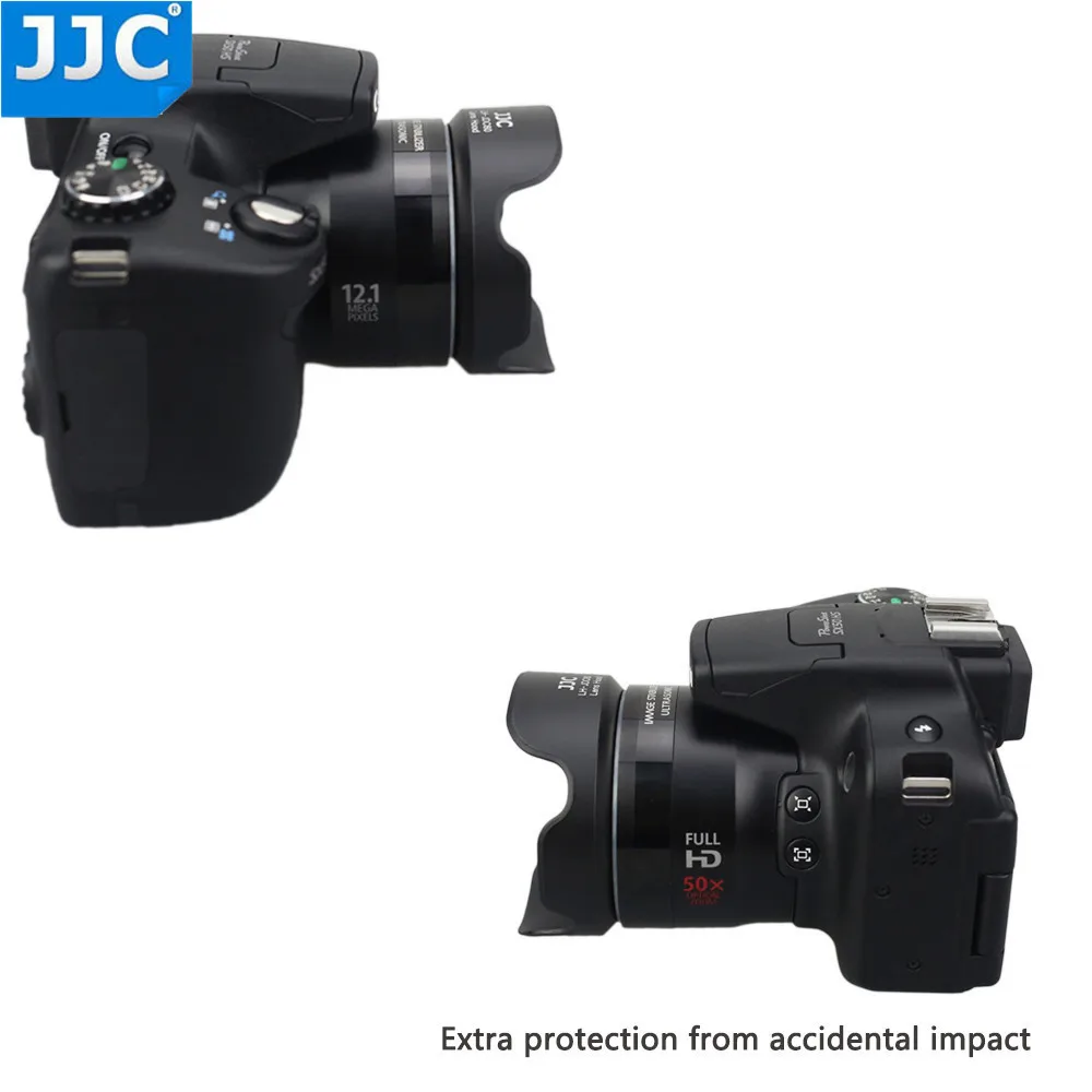 Байонетная бленда JJC для объектива камеры CANON PowerShot SX1 IS/SX10 IS/SX20 IS/SX30 IS/SX40 IS/SX50 HS
