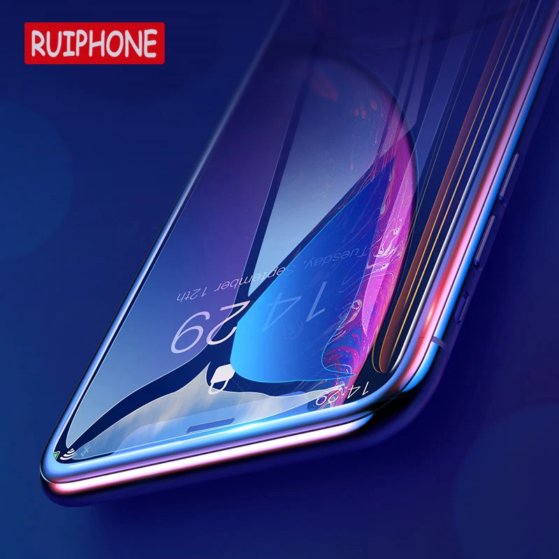 

9H 7D 0.25mm Full Coverage Tempered Glass For iPhone Xs Xs Max XR 2018 Screen Protector Thin Protective Glass For iPhone X Xs XR
