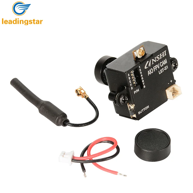 Камера LeadingStar 5 8G 40CH 25mW 1/3 cmos сенсор FPV Micro AIO с гибкой и съемной антенной для дрона