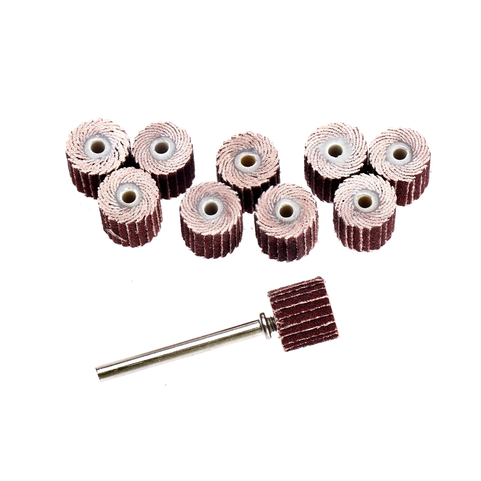 10 шт. аксессуары для Dremel шлифовальный диск с откидной крышкой 240 Grit 10x10x3 мм