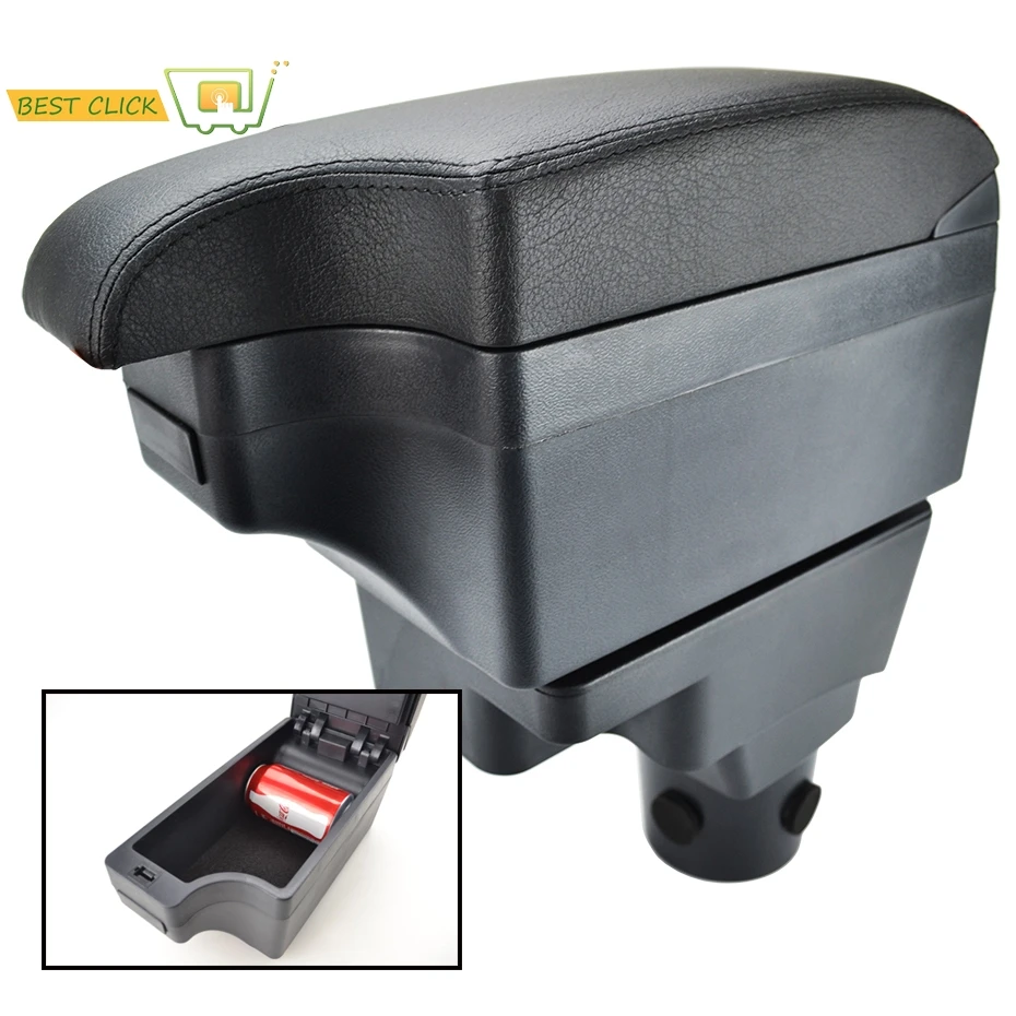 

Modification Armrest For Chevrolet Sonic Aveo 2012 - 2018 Central Content Black Leather 2013 2014 2015 2016 2017