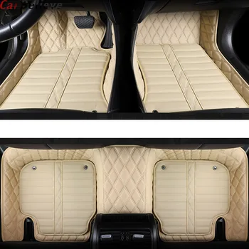 

Car Believe Genuine car floor mat For Mitsubishi pajero sport 4 grandis lancer outlander xl 3 2017 2013 accessories carpet rugs