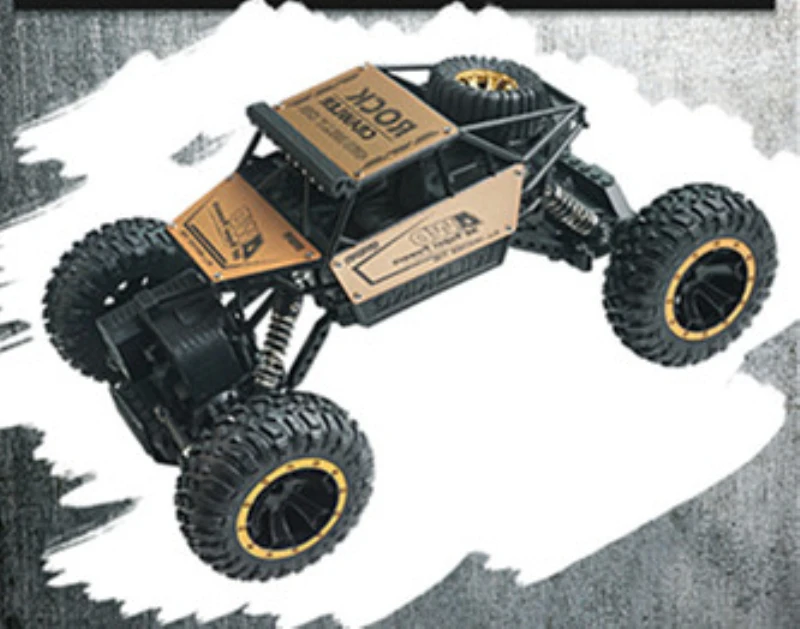 2,4G 1:18 4WD пульт дистанционного управления RC Рок Гусеничный автомобиль 2199 машины на радиоуправлении Bigfoot металлический сплав радиоуправляемая модель автомобиля, игрушки в подарок